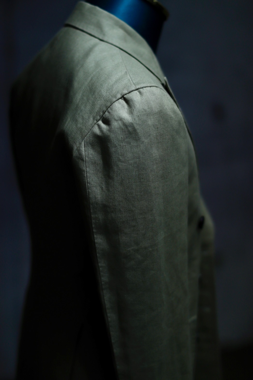 遊び心満載の一張羅、グリーンリネンスーツの完成です。 :: MICHELE＆SHIN